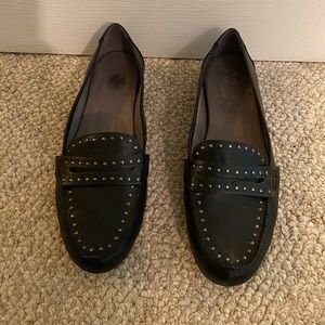 Aerosoles: Black Leather Flats